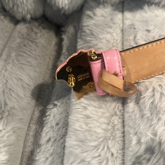 Versace Pink Medusa Belt for Women - Picture 15 of 17